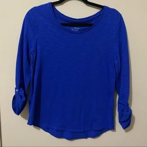 Chicos royal blue shirt Size 1